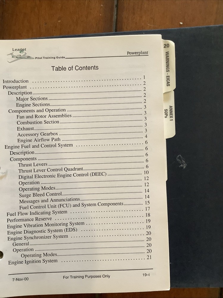 Bombardier Learjet 45 Pilot Training Guide