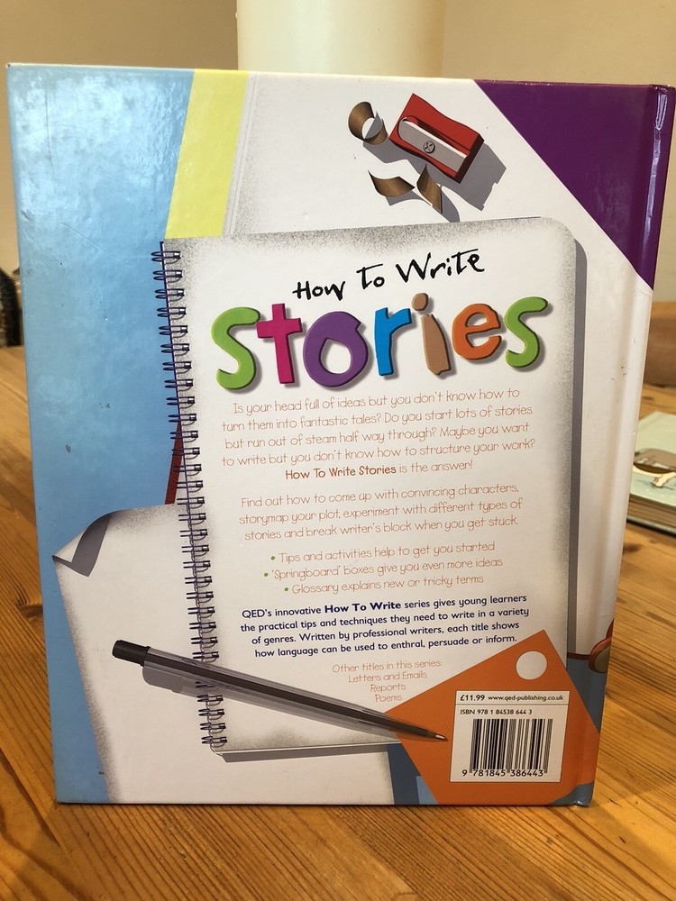 How to Write Stories Hardback Book English Educational Textbook Creative Writing