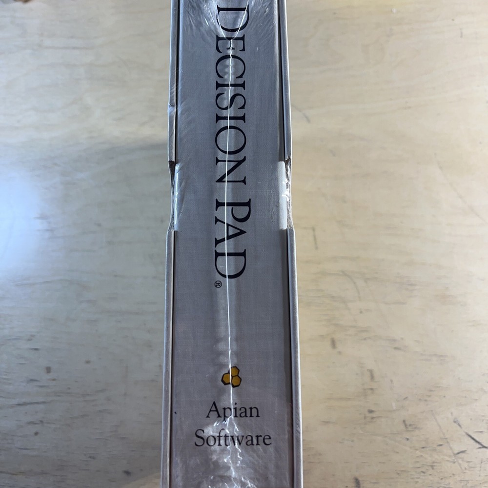 Decision Pad Apian Software, tools for modern managers. Sealed