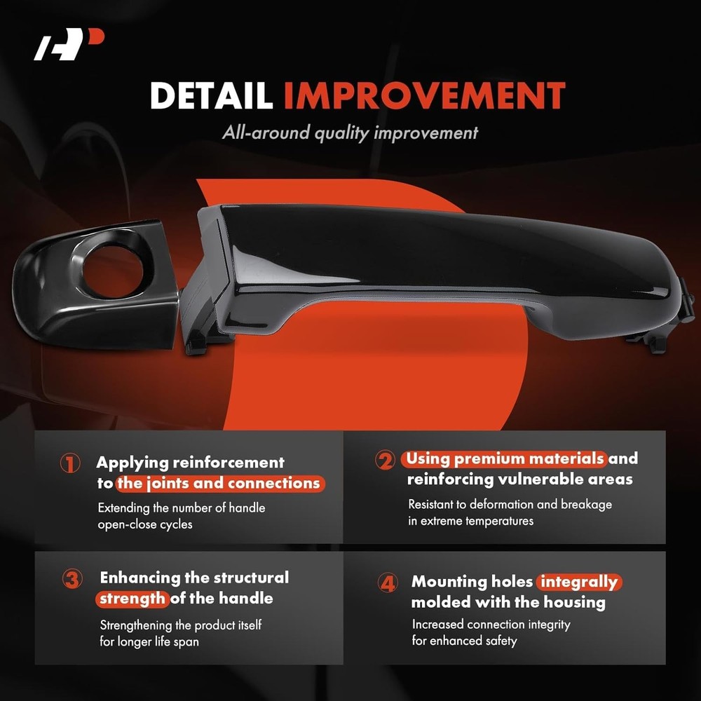 Camry Driver Door Handle 2012-2017 A Premium Left