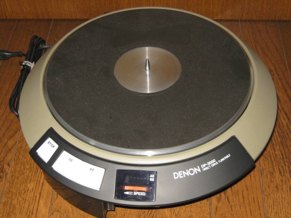 DENON DP-3000 Serviced Turntable Fully Recapped & Transistors Replaced