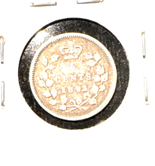 Canada 1891 five cents KM 2 G (2)