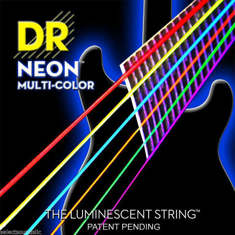 2 Pack DR Strings Multicolor NMCE-10 Medium Rocksmith Electric Guitar Strings!!