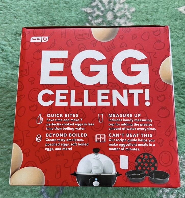 Dash 3-in-1 Everyday 7-Egg Cooker with Omelet Maker and Poaching