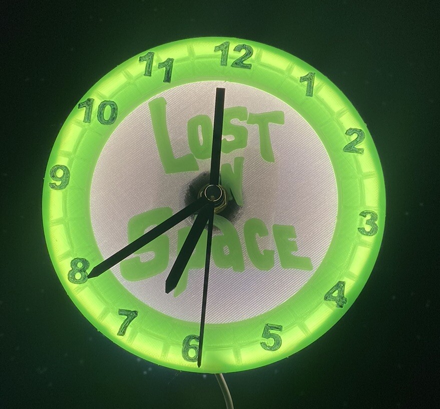 Lost In Space Tribute Clock