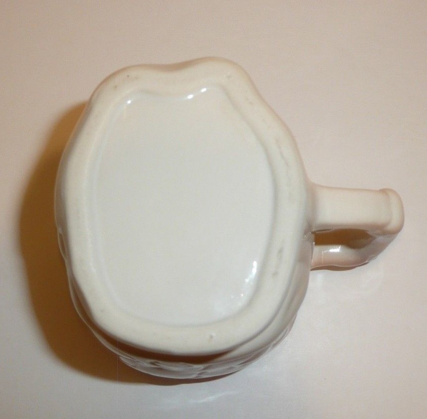 Skull Mug Coffee Cup Halloween Decor Ceramic Scary Bone Handle Human Odd Weird