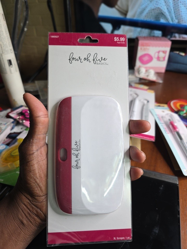 Pink & White Scraper XL  SCRAPER Cricut GM7