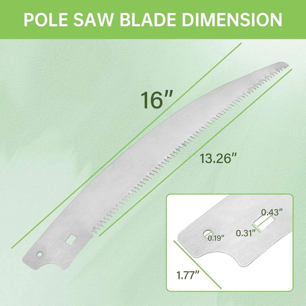 15" Replacement Blade for Extendable Pole Saw & Tree Pruner
