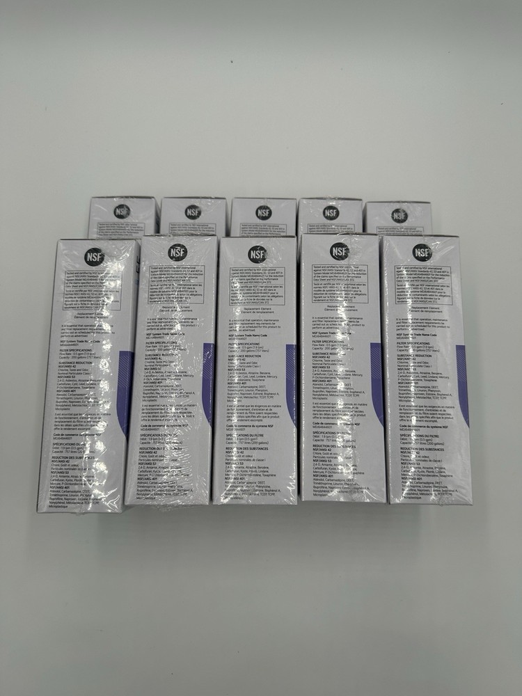 LOT: 10 Genuine OEM LG Replacement Refrigerator Water Filters LT1000P/PC/PCS