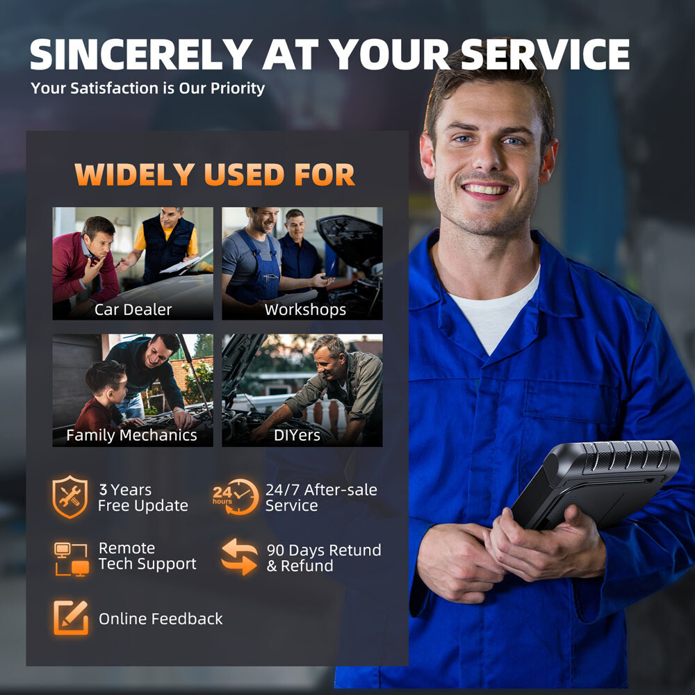 Foxwell NT1009 BT Car ALL System Bidirectional Diagnostic Scanner Key ECU Coding