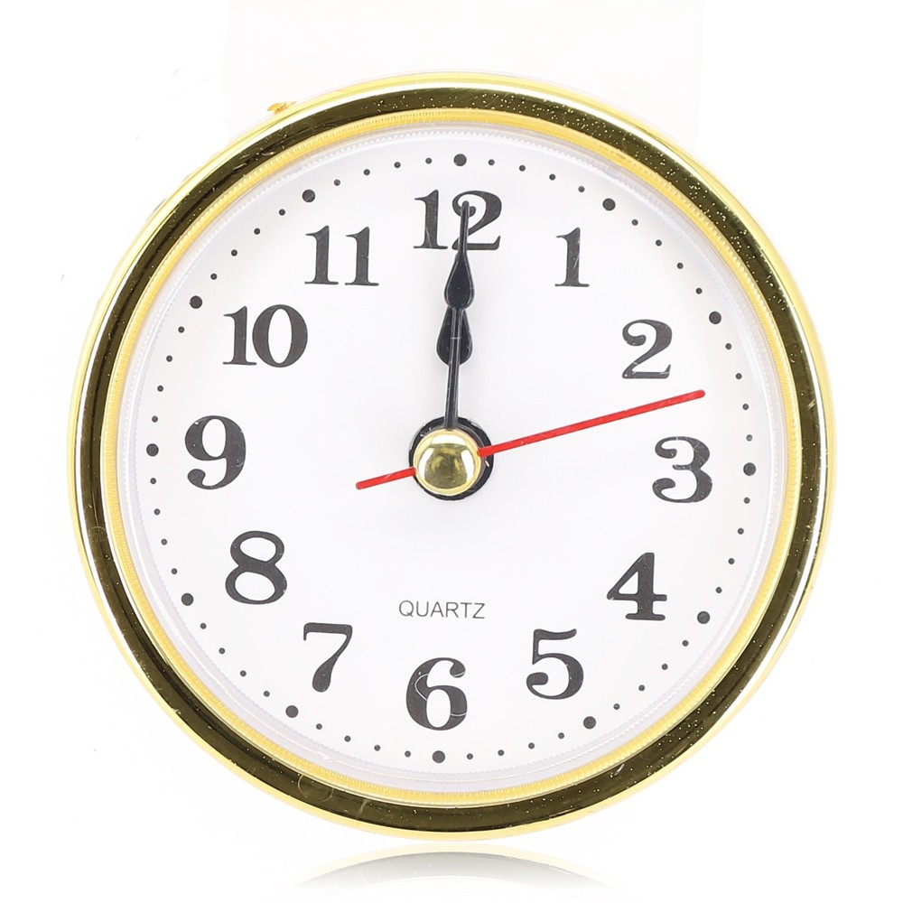 Practical Quartz Clock Insert Movement Replacement Repairing Clocks Gold