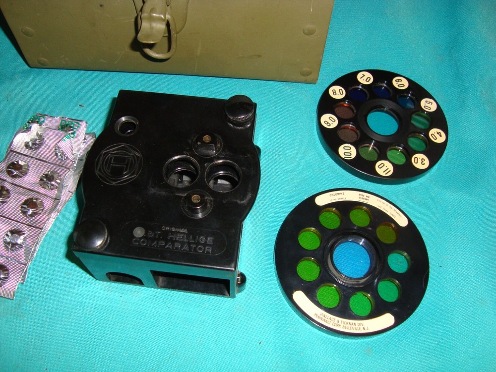 Wallace and Tiernan Water Ph Testing Kit Chlorine Test Set ORIGINAL CASE