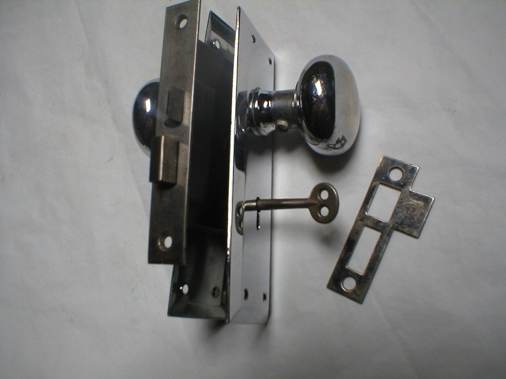 Antique Chrome Door Hardware