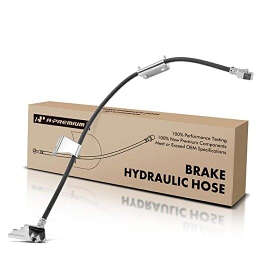 Front Passenger Brake Hydraulic Hose Compatible with Select Chevy, Front Right
