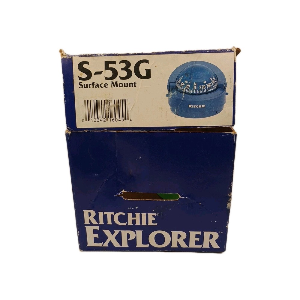 Ritchie S-53G Explorer Compass - Surface Mount Gray