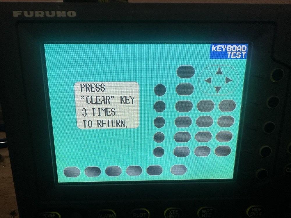 Furuno GP-1850D GPS Chartplotter Display (TESTED)