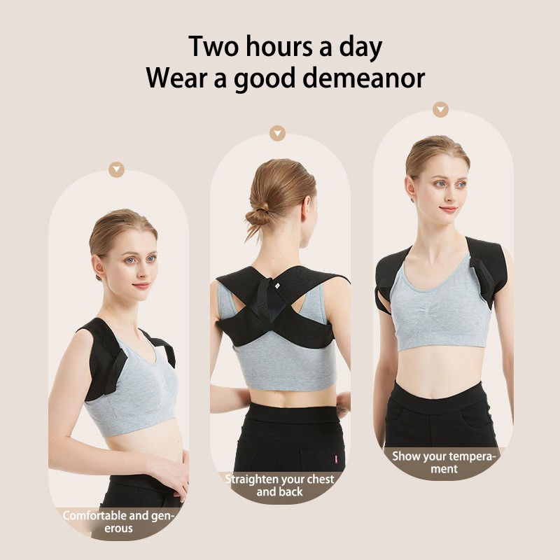 Adjustable Posture Corrector Women Men Shoulder Brace Back Support Strap Belt
