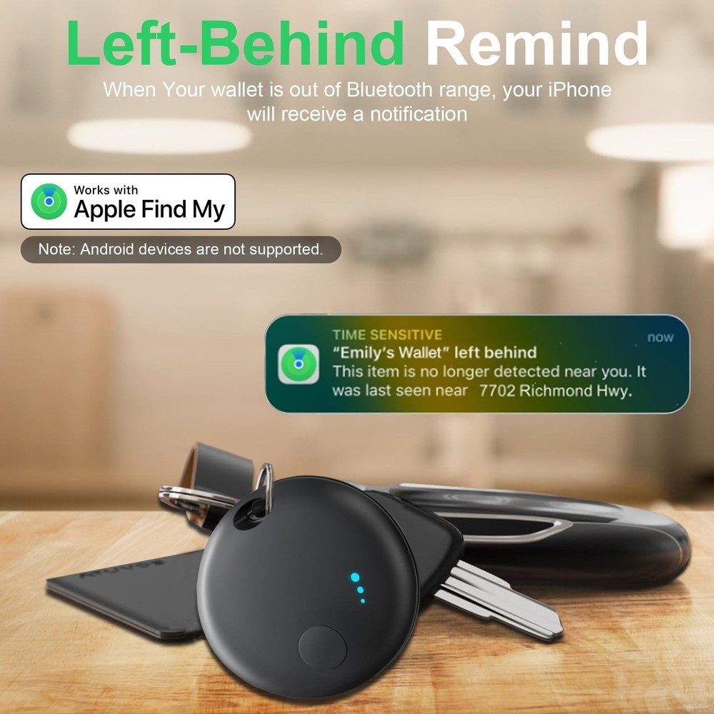 Tracker Tag 4 Packs Bluetooth Tracker, Smart Tag Locator Tracking D... Fast Ship