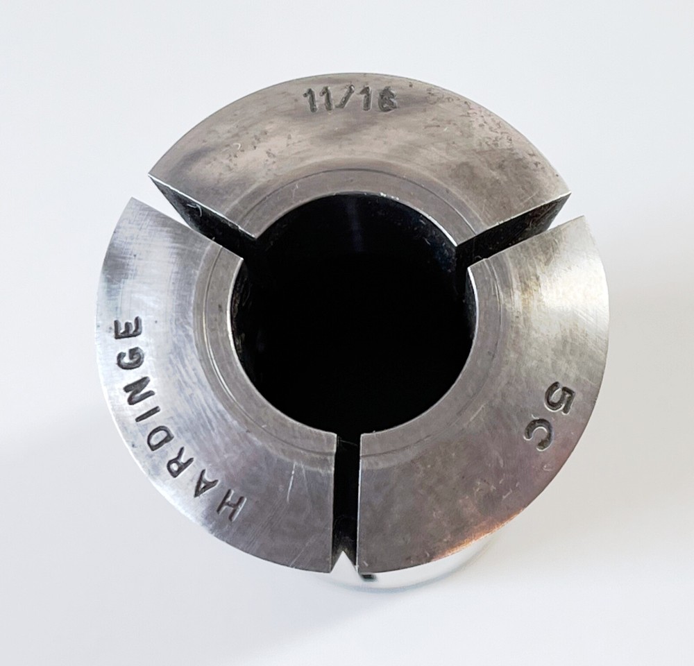 11/16" HARDINGE 5C Round Collet External & Internal Threads USA .6875"