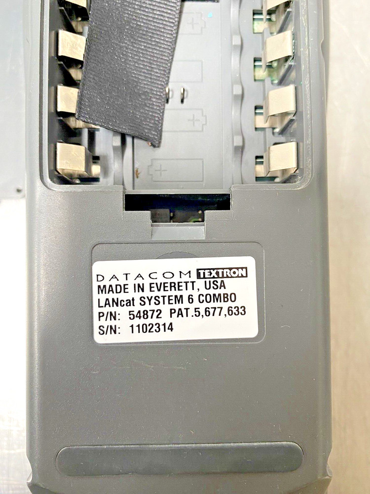 Datacom Textron Cat5 LANcat System 6, Cable Tester Unit