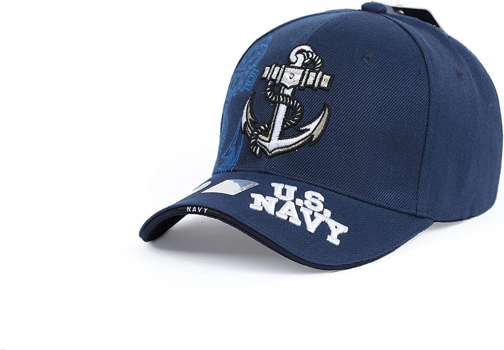 US Navy Officially Licensed Veteran Adjustable Military Baseball Cap Hat