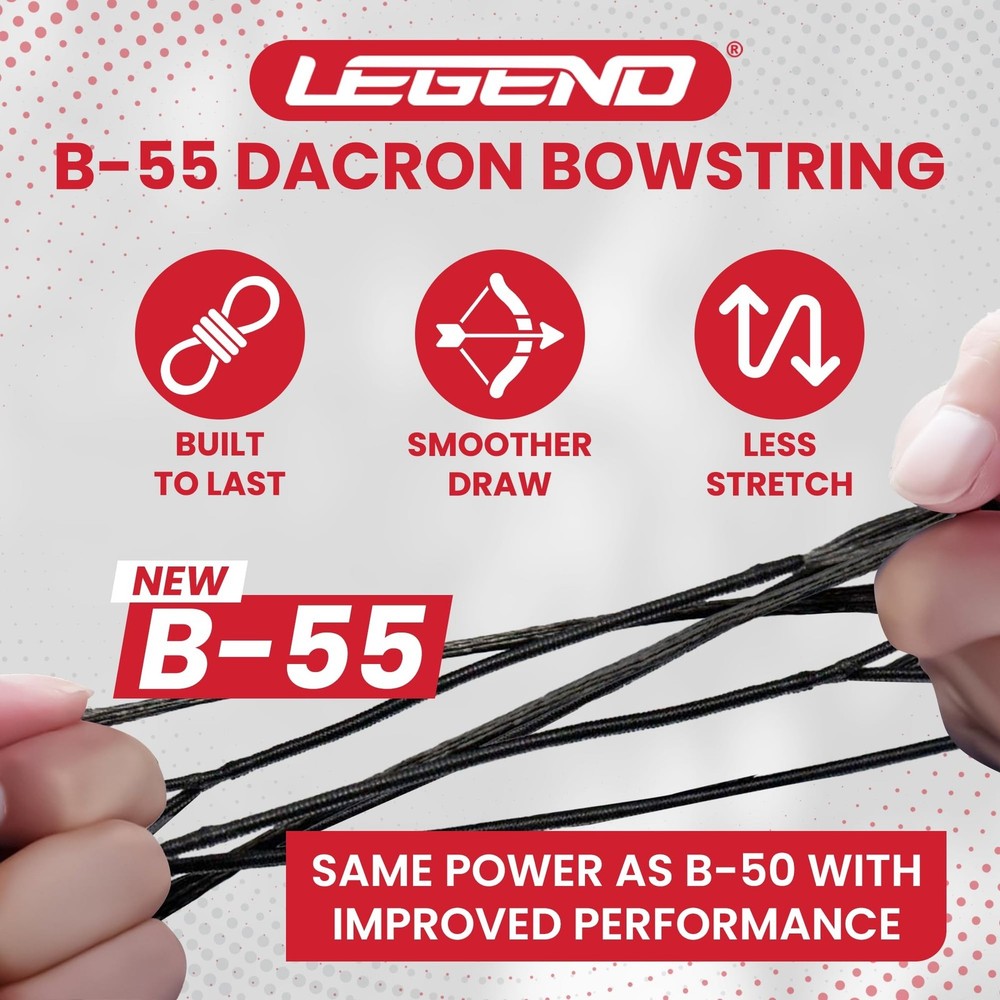 Legend Recurve Bow String - Dacron Bow String Replacement - Traditional Bowst...