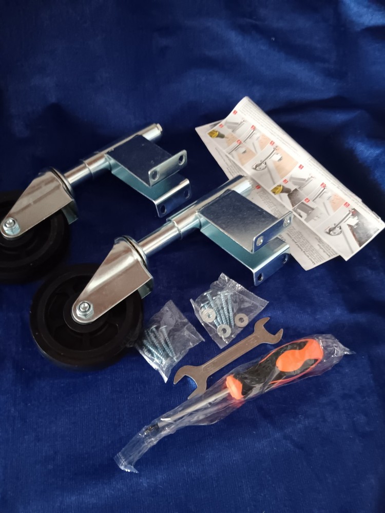 Gate Casters Wheels. 2 Pack. 5” Heavy Duty. Spring Loaded With Hardware