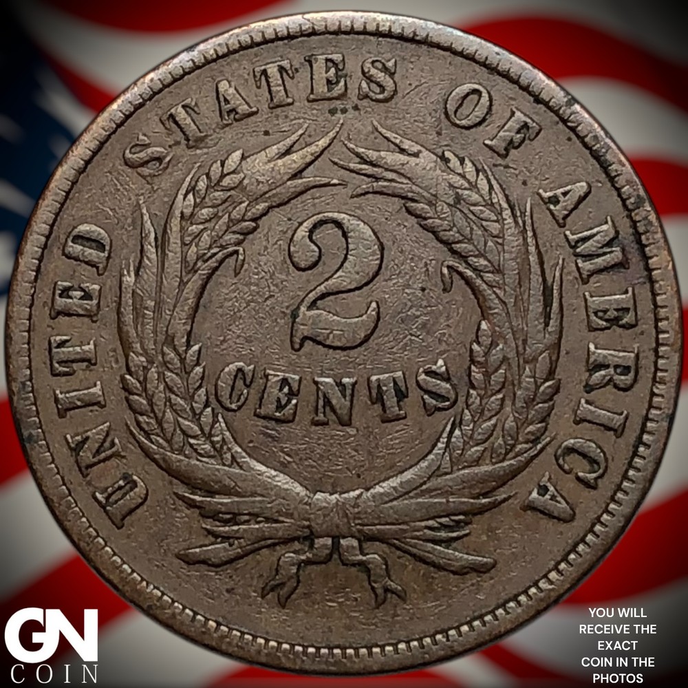 1864 2 Cent Piece Z2263