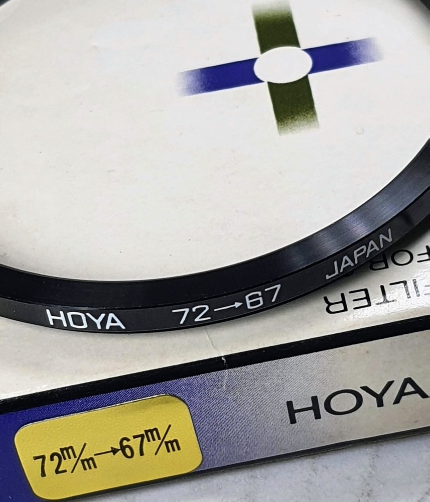 Hoya 72-67mm Step-Down Converter Lens Filter Adapter Ring 72mm-67mm E72-E67 New
