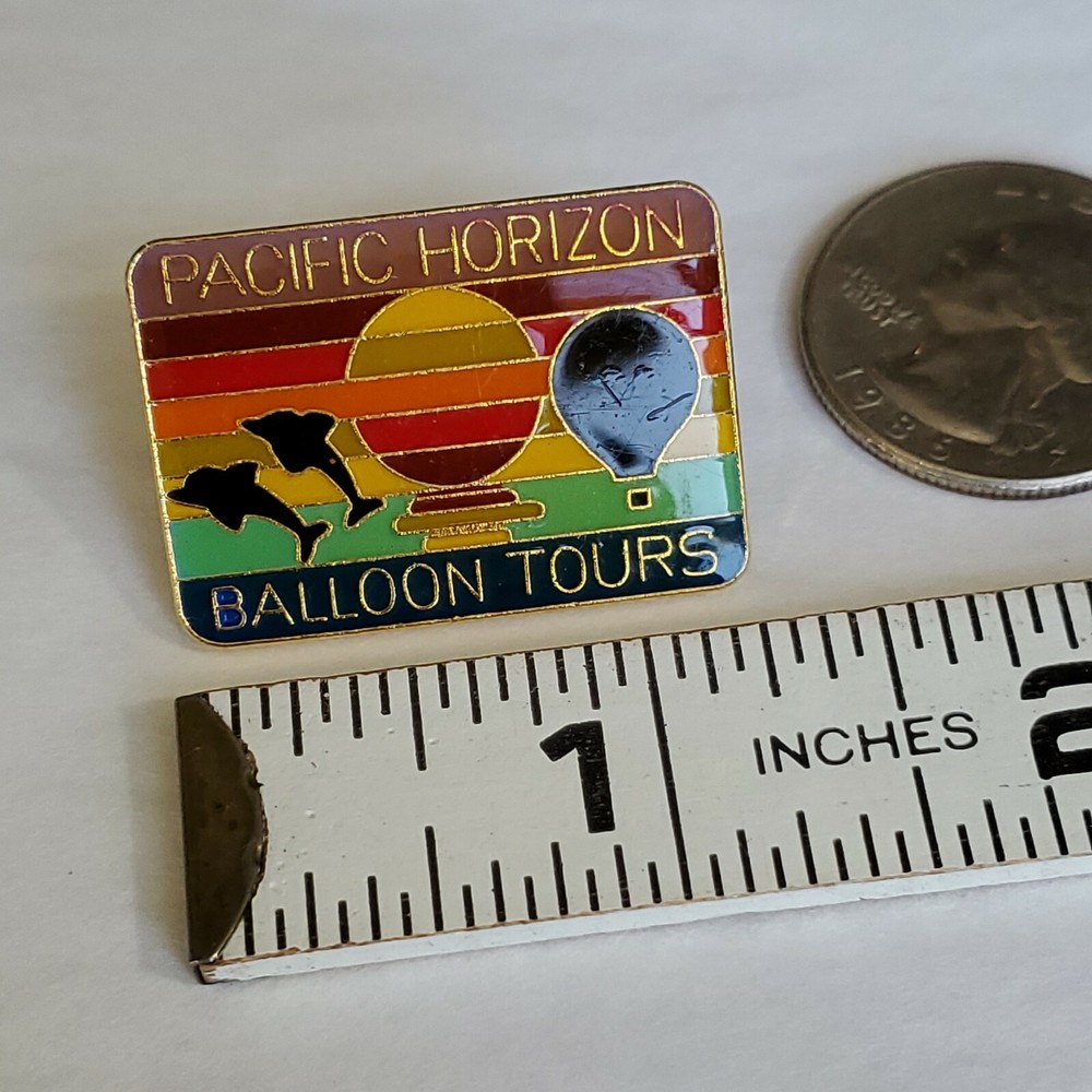 Pacific Horizon Balloon Tours Lapel Hat Jacket Pin