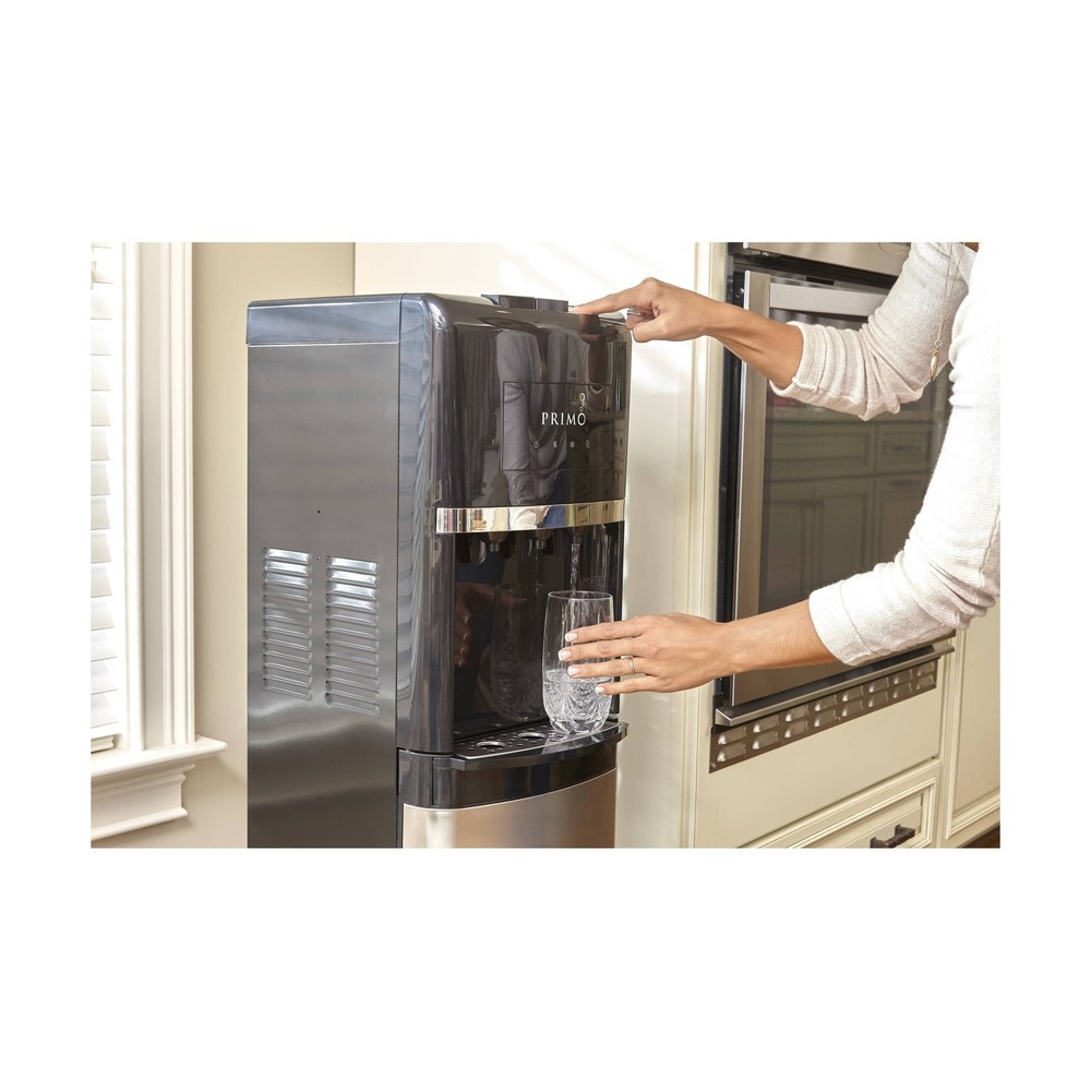 Primo Deluxe Water Dispenser Bottom Loading, Hot/Cold/Room Temp, Stainless