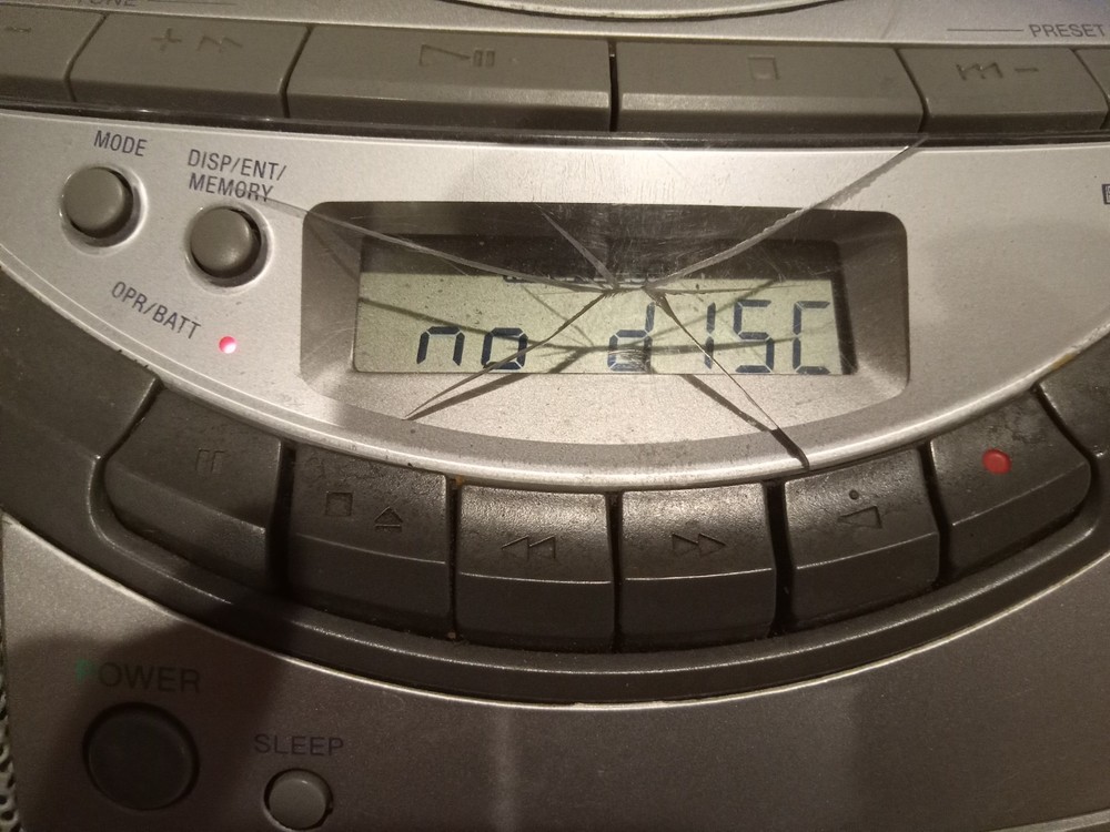 Sony Cfd-s350 cd,radio cassette player