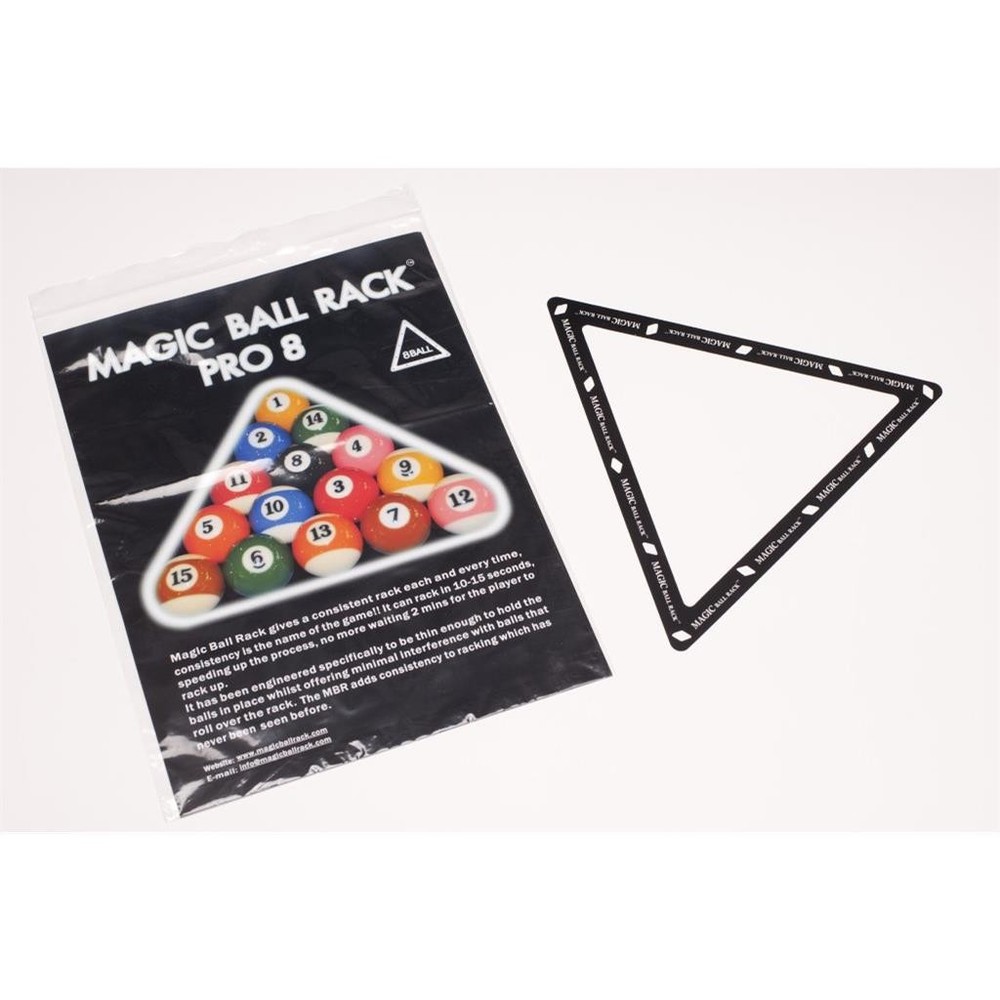 Magic Ball Rack Pro 8-Ball Billiard Setup Template | The Original