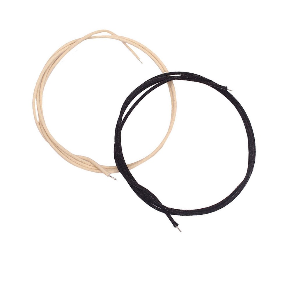 Black And White Single-core Copper Wire 1 Meter 2 Sets GU403