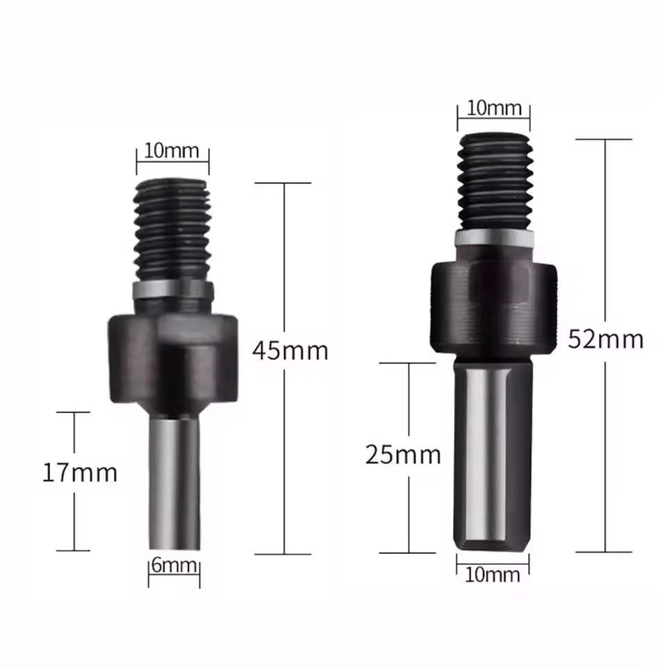 5Pcs/set Electric Drill Variable Angle Grinder Connecting Rod Converter Tool UK