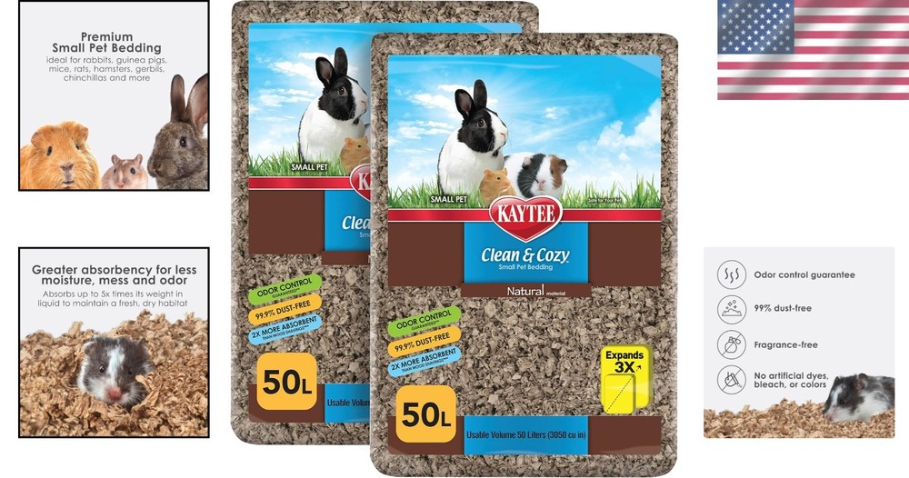 Clean & Cozy Paper Bedding for Small Pets