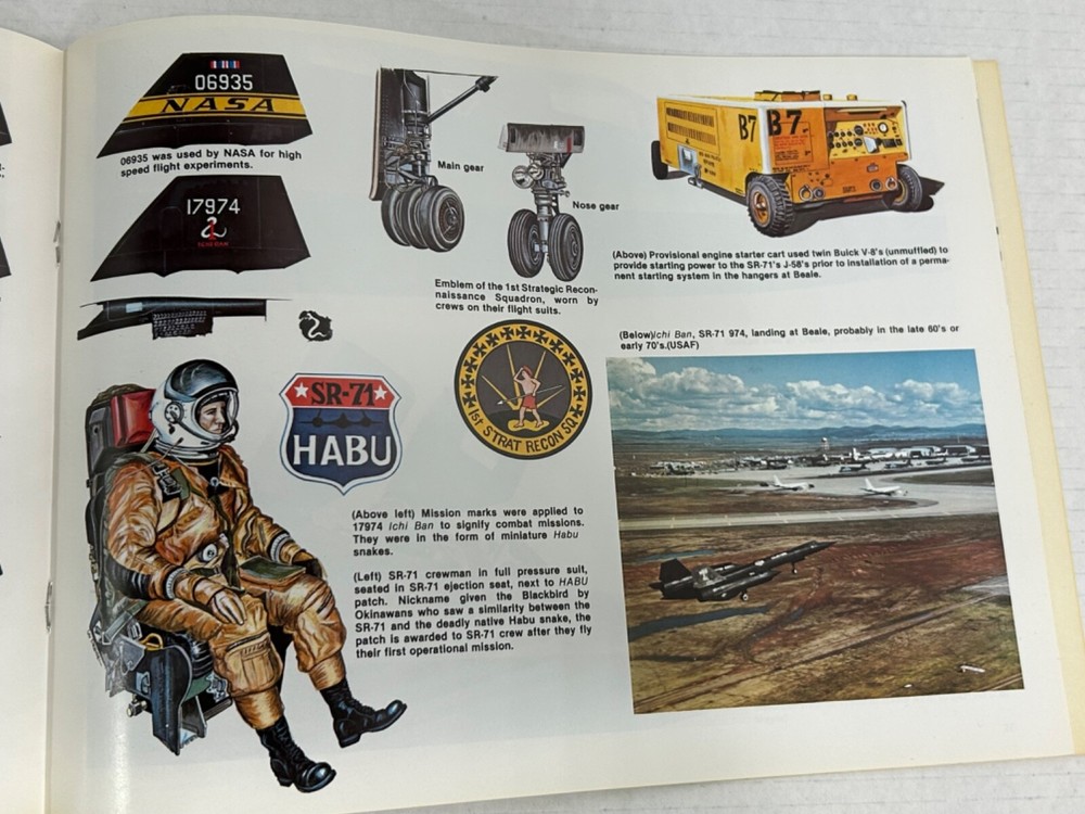 SR-71 Blackbird In Action Book