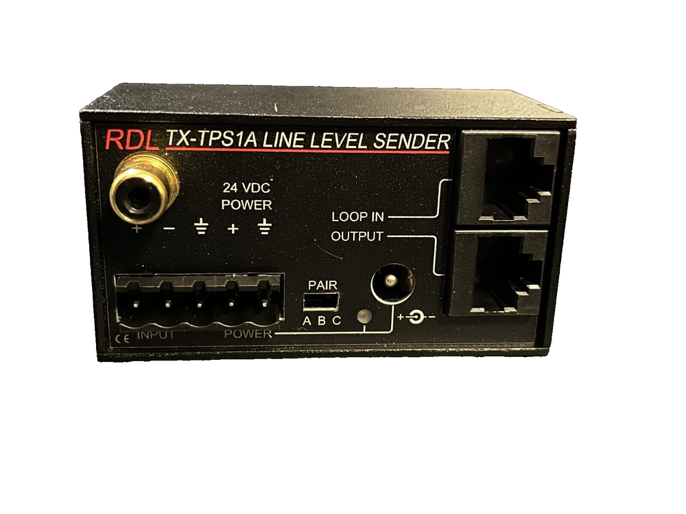 RDL TX-TPS1A Active 1-Pair Line Level Sender