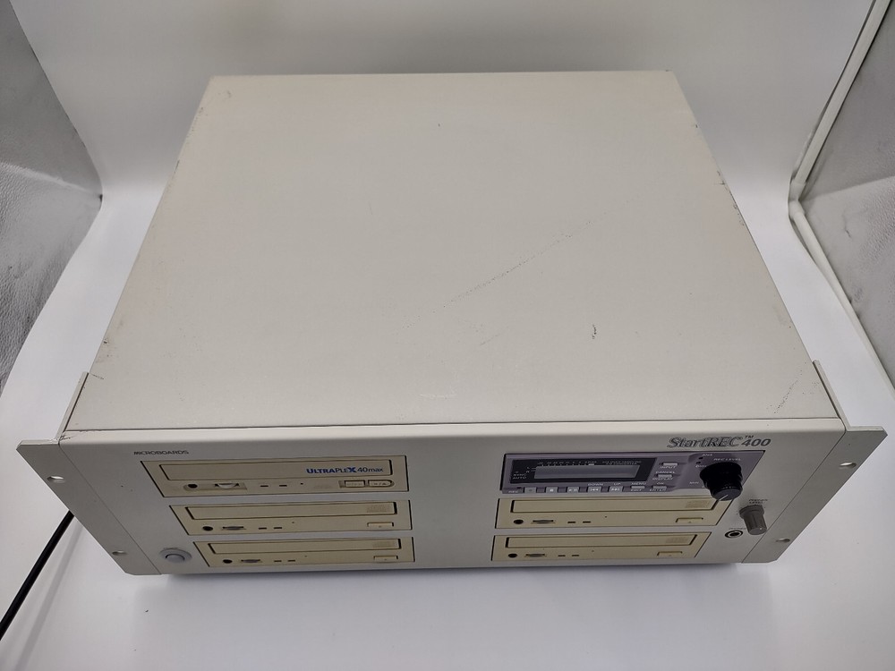 Microboards StartREC 400 High-Speed Standalone CD-R Duplicator Audio Editing