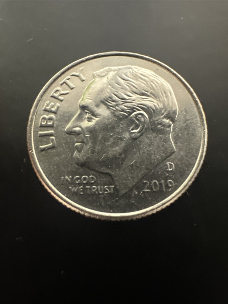 2019 D Circulated Roosevelt Dime, AU+