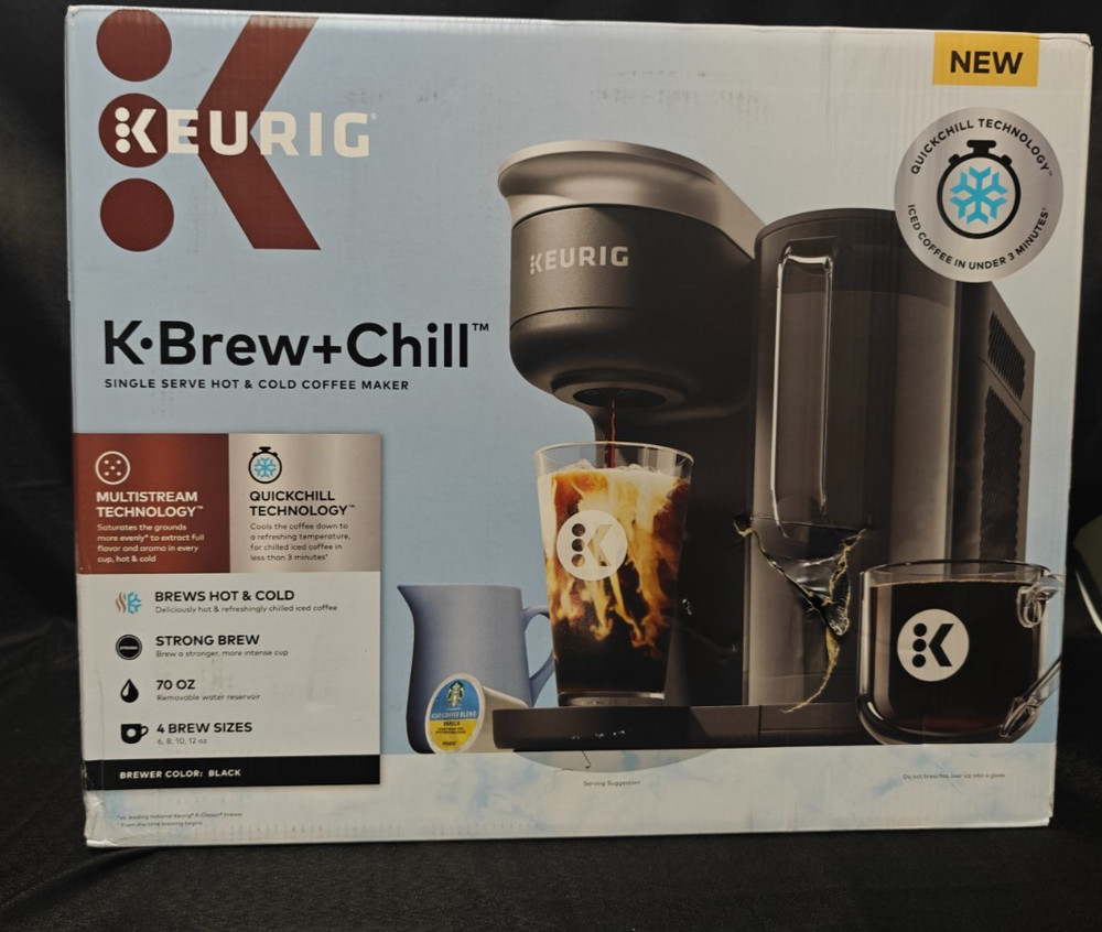 Keurig Brew & Chill 10-Cup Programmable Coffeemaker K87 Black