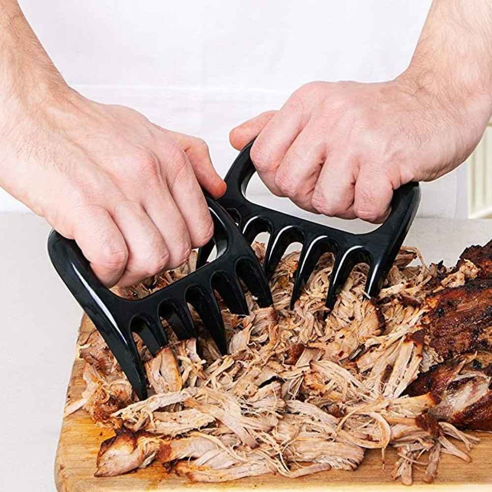 Mountain Grillers Meat Claws - Pulled Pork Shredder Tools for BBQ - Black