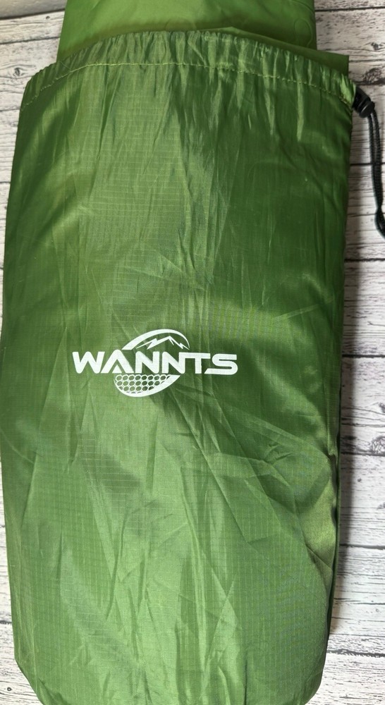 WANNTS Sleeping Pad Ultralight Inflatable Double Sleeping for Camping, Green