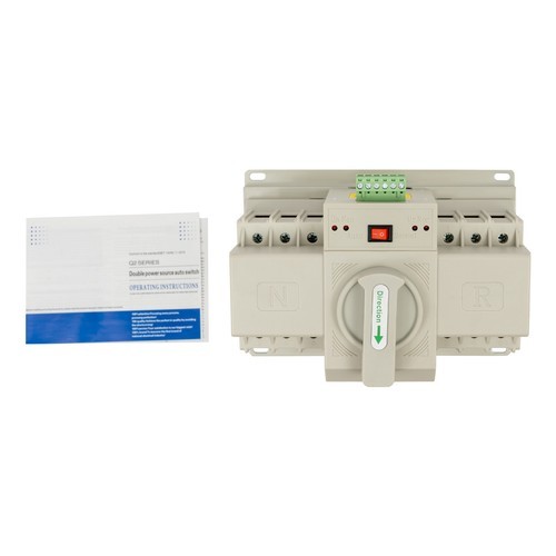 Automatic Switch Double Power Screw Mounting Switch Transfer Switch 110V AC 63A