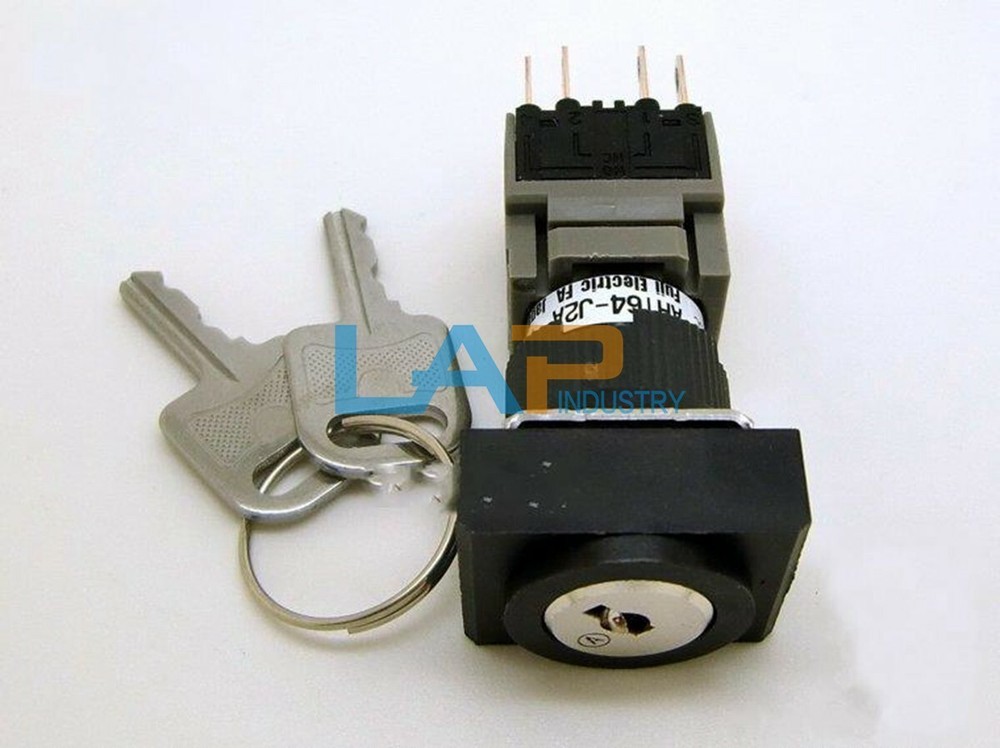 1PC NEW FOR AH164-J2A22A Rectangular Two-Speed Key Selector Switch