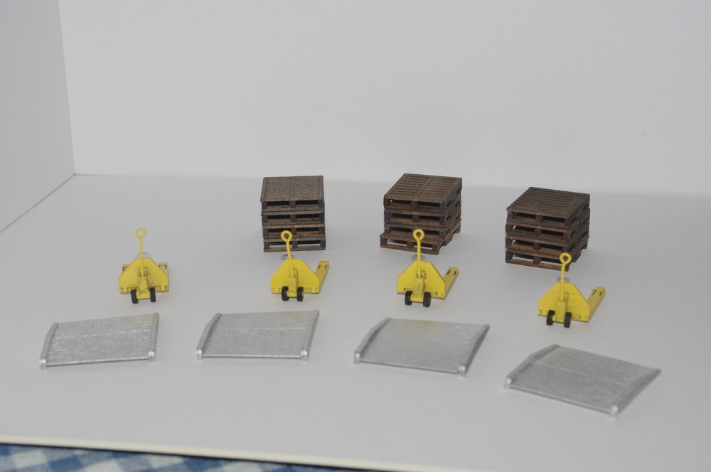 O scale laser cut Warehouse - Loading dock detail kit