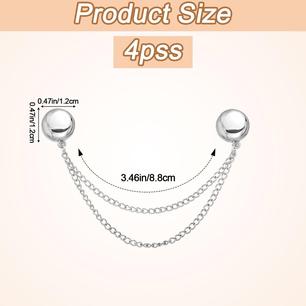 4pcs Magnetic Clothing Clips, Multi-Function