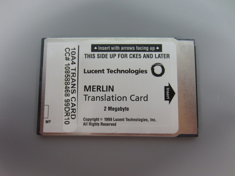 Lucent Technologies Merlin Translation Card 2 Mb (108588468)