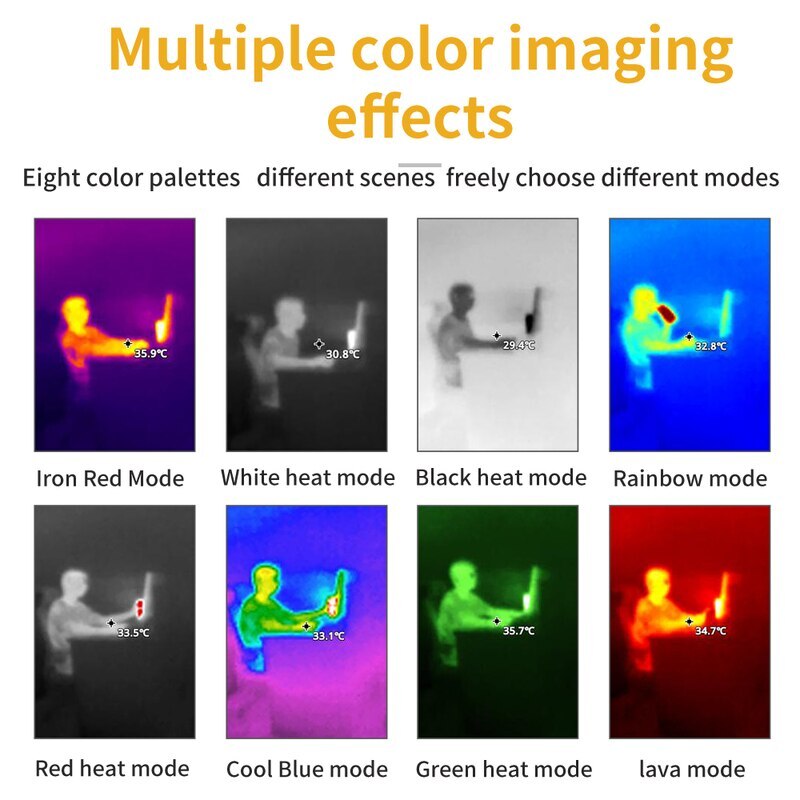 Handheld Thermal Imager with High Resolution 120*90 Industrial Thermal Camera