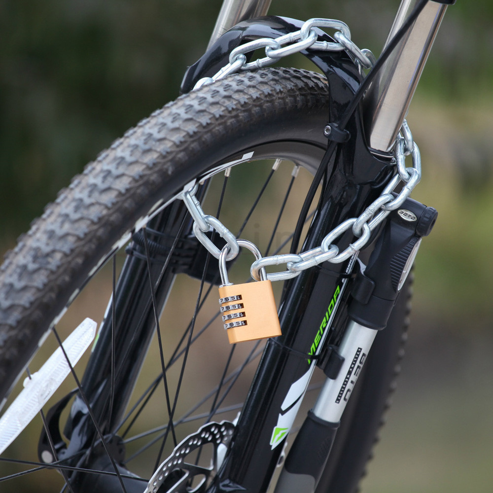 Resettable Combination 4 Digit Number Lock Password Blue